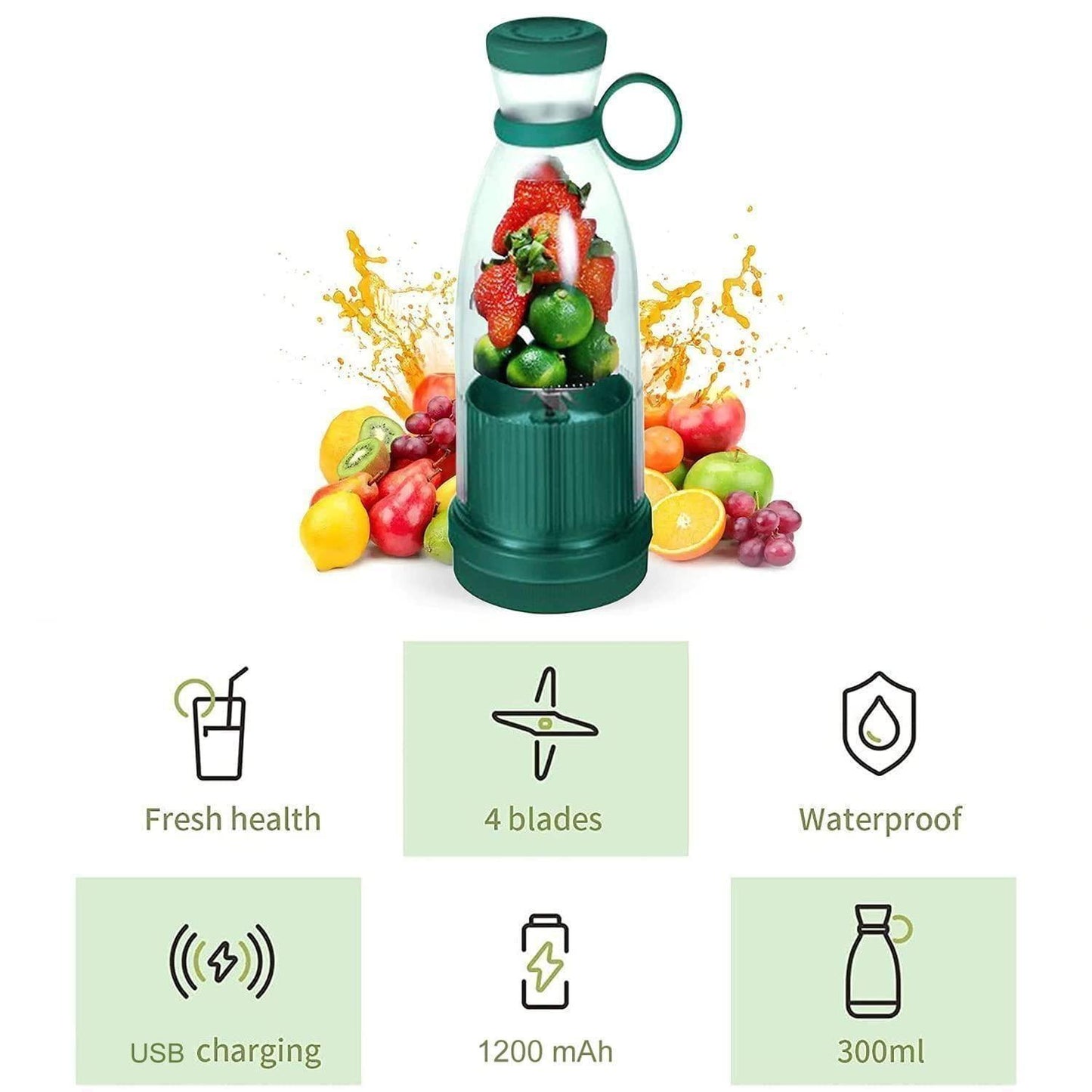 Electric Portable Juicer Bottle