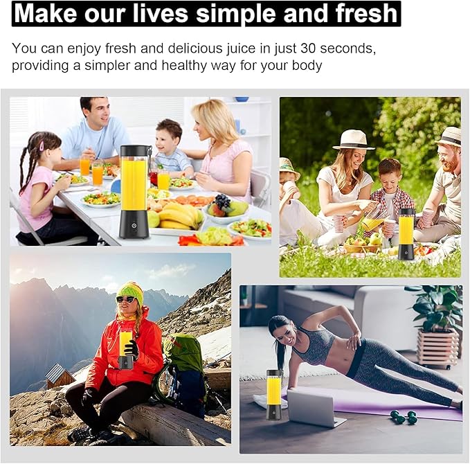 Electric Portable Mini Juicer Bottle