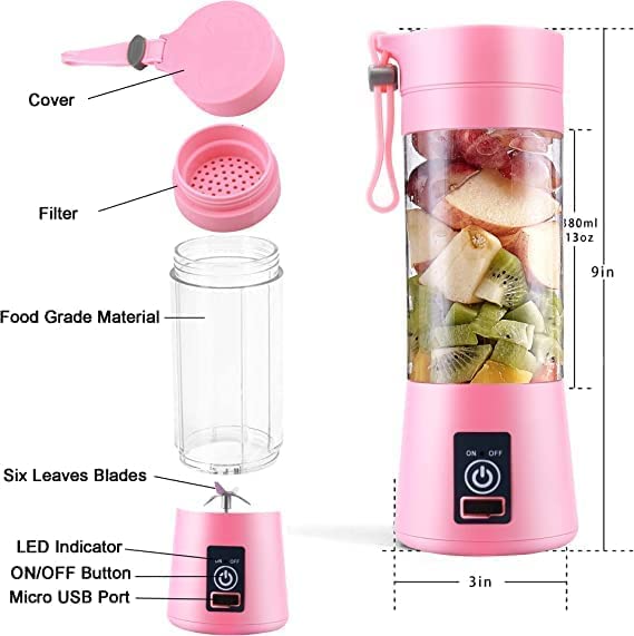 Electric Portable Mini Juicer Bottle