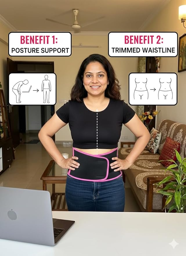 Adjustable Waist Trimmer Belt For Both Men And Women.